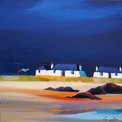 Scottish Artist Pam CARTER - Felters in Blue